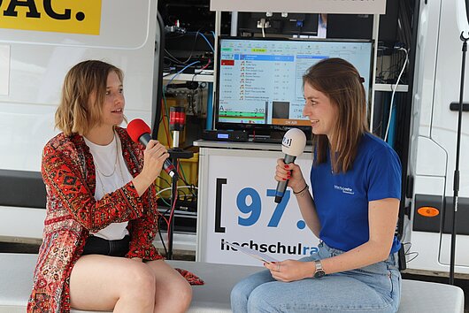 Lena Bauer im Interview mit Greta Stangner.