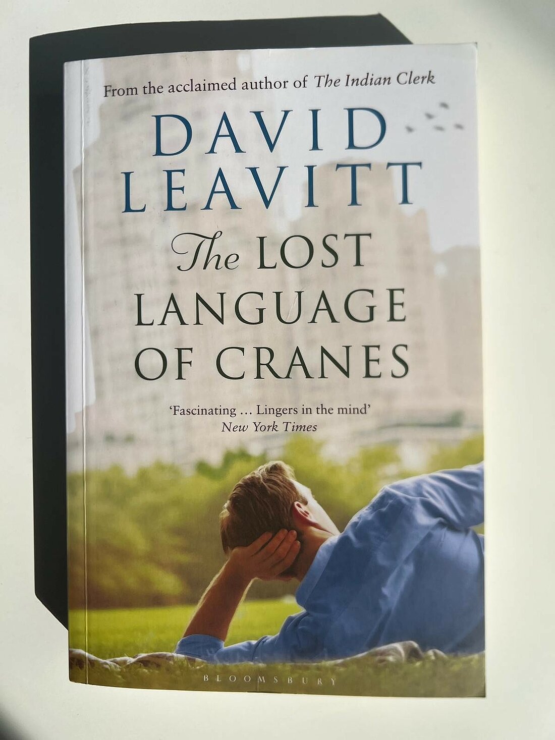 The Lost Language of Cranes von David Leavitt.(Foto: Valeska Ridzewski) Auf dem Foto ist The Lost Language of Cranes von David Leavitt zu sehen.