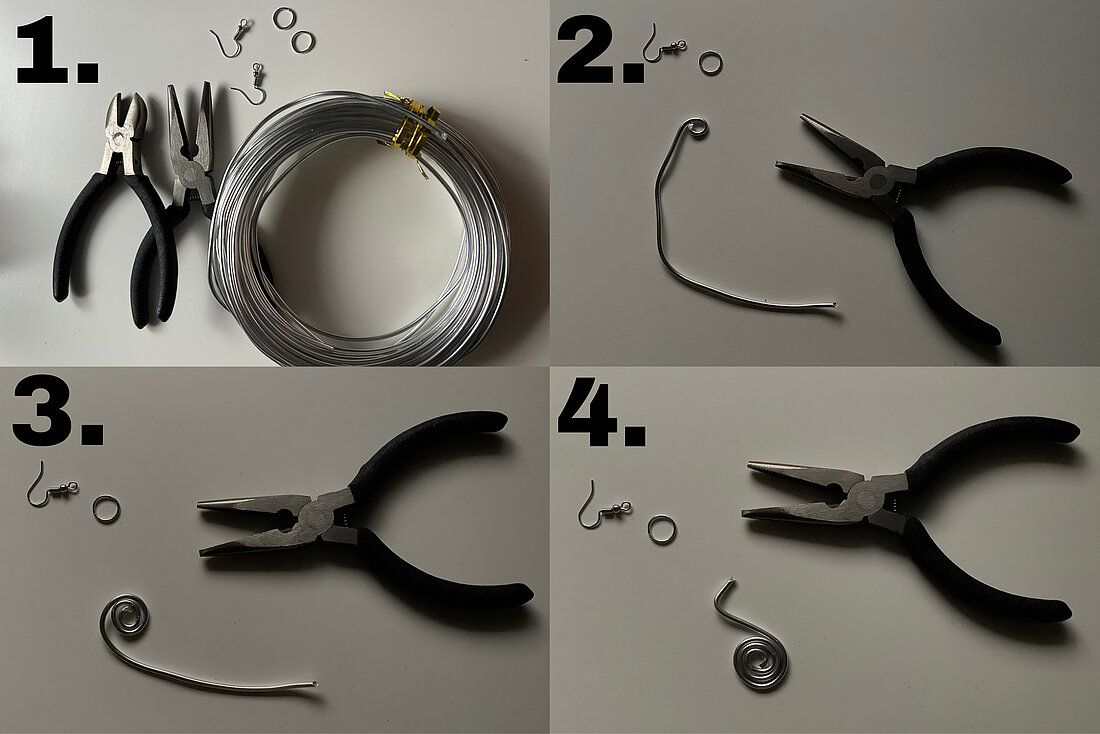 Auf dem Bild sieht man eine Anleitung zum Schmuck selber machen (Foto: Lena Sorgalla)