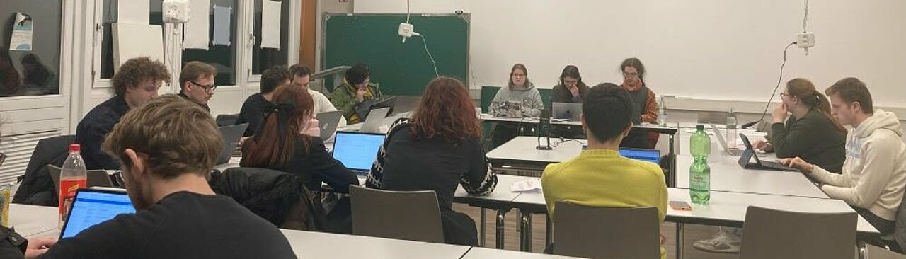 Das Studierendenparlament im SP-Saal