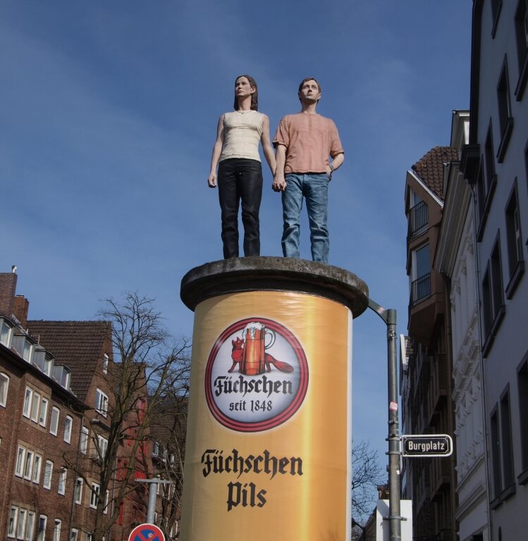 "Das Paar" am Burgplatz (Foto: Michelle Pieczyk)