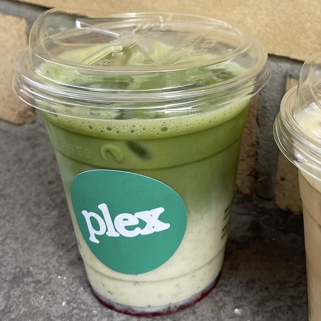 Iced Bluberry Matcha