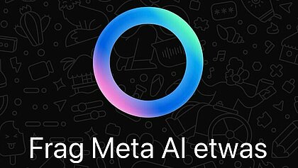 Das neue KI-Tool vom Konzern Meta (Foto: Valeska Ridzewski) Auf dem Foto ist das neue KI-Tool vom Konzern Meta zu sehen.