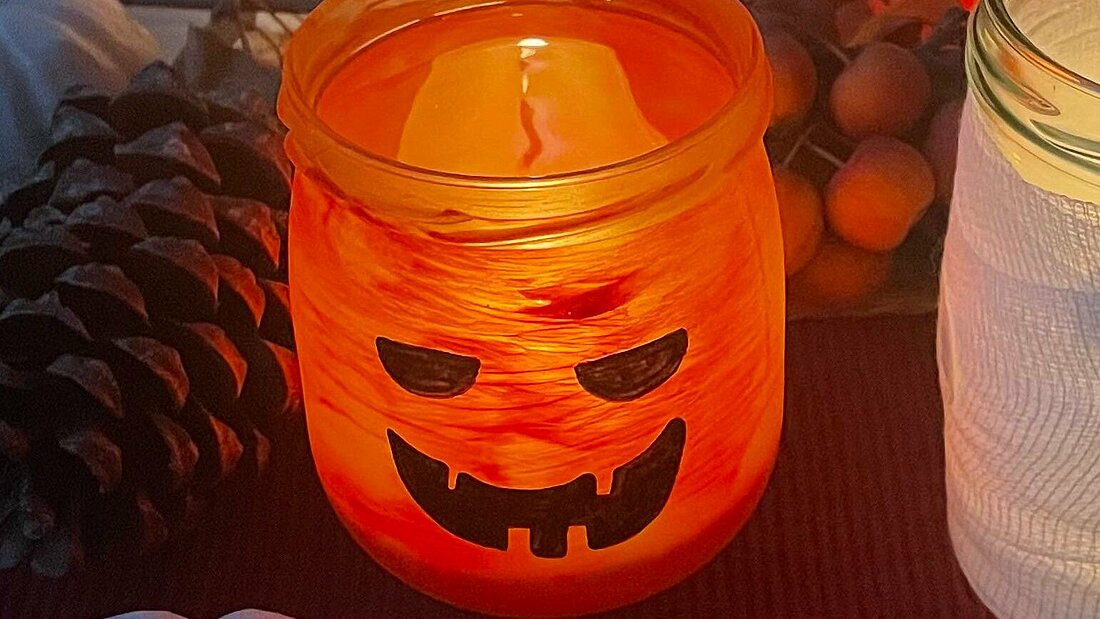 Das fertig leuchtende Glaß