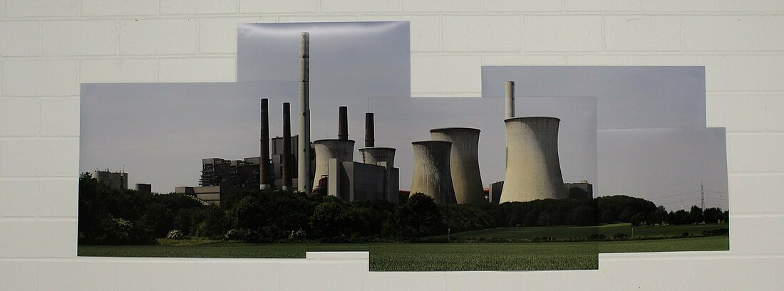 Fotocollage Fabrikgelände