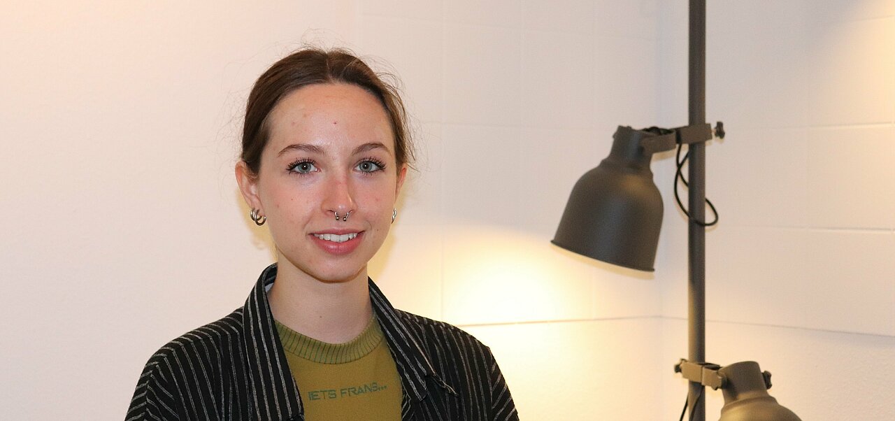 Lana Kalemba tritt ein zweites Mal als Spitzenkandidatin für Linken Liste bei der SP-Wahl an. (Foto: Emilie Hintzen) Auf dem Bild ist die Spitzenkandidatin der Linken Liste, Lana Kalemba, zu sehen.