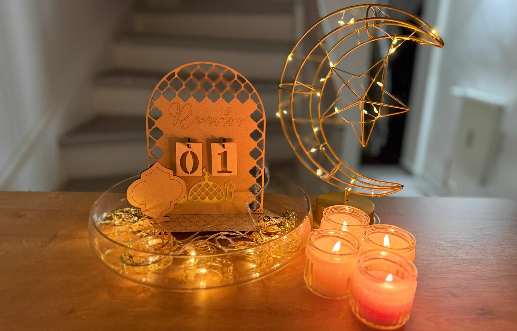Auf dem Foto sieht man Deko anlässlich zum Fastenmonat Ramadan (Foto: Havva Sümbül Baran)