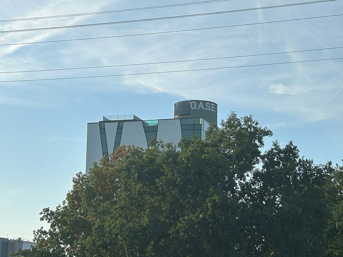 Auf dem Bild sieht man die O.A.S.E auf dem Heine-Campus (Foto: Lena Sorgalla)