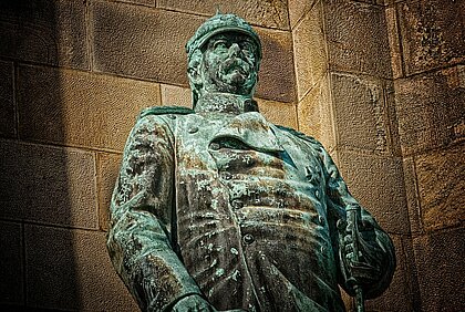 Das Denkmal von Otto von Bismarck.