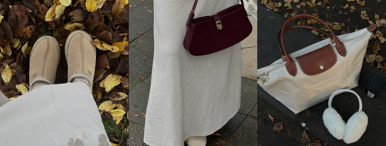 Ugg Boots, neue Taschen und farbige Accessoires im Herbst (Foto: Selma Murik)