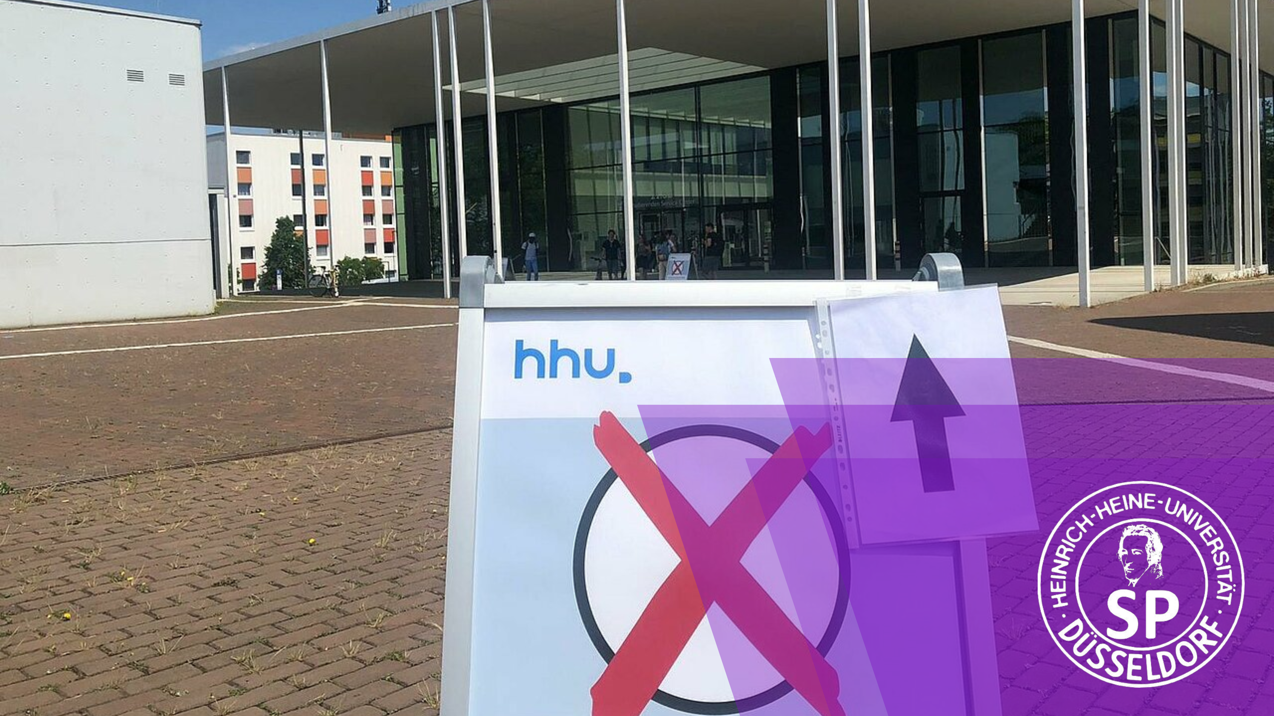 Zu sehen ist das SSC auf dem Campud der HHU